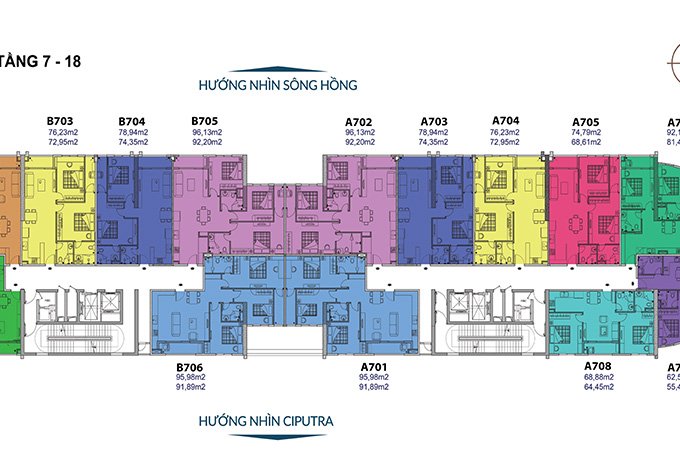 Bảng hàng căn hộ Tây Hô Riverview chính chủ đã có sổ, đủ loại diện tích, giá tốt nhất thị trường