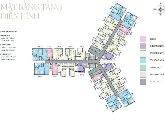 Bán căn hộ chung cư tại Dự án Gamuda  City, Hoàng Mai, Hà Nội diện tích 60m2 giá 3 Tỷ