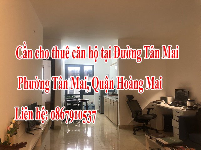 Chính chủ cần cho thuê căn hộ ( tầng 10)  tại Đường Tân Mai, Phường Tân Mai, Quận Hoàng Mai, Hà Nội.
