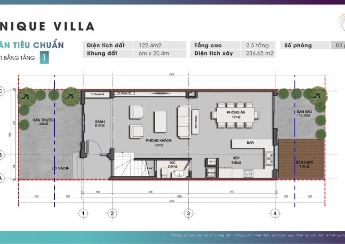 Bán nhà biệt thự, liền kề tại Dự án KN Paradise Cam Ranh, Cam Ranh,  Khánh Hòa diện tích 108m2  