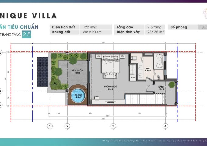 Bán nhà biệt thự, liền kề tại Dự án KN Paradise Cam Ranh, Cam Ranh,  Khánh Hòa diện tích 108m2  