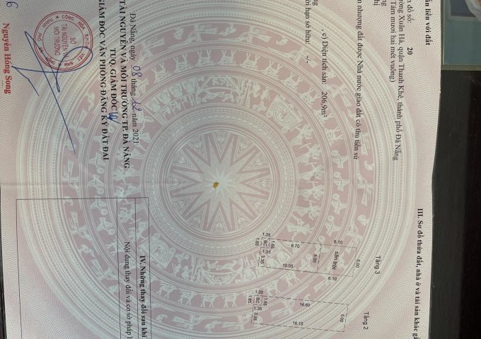 Cần bán nhà ở 88 Kỳ Đồng, Phường Xuân Hà, Quận Thanh Khê, Đà Nẵng