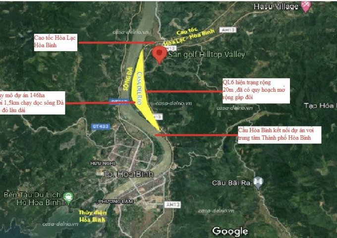 Cần bán suất ngoại giao CASA DEL RIO HOÀ BÌNH  view kênh, mặt đường lớn giá tốt nhất thị trường 094.158.6611