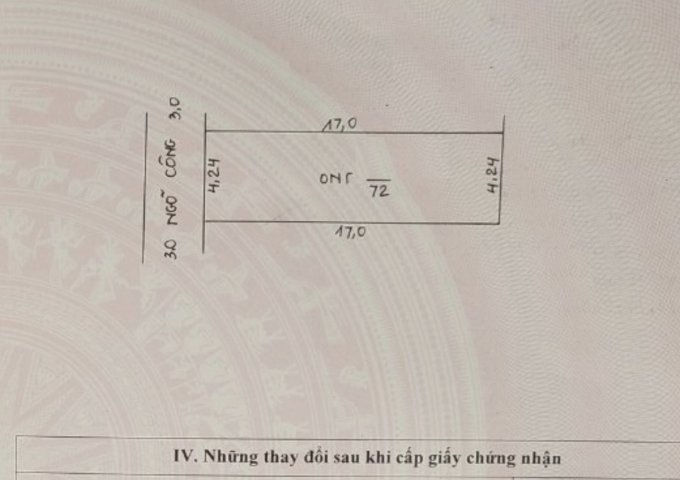 Bán đất xã Đại Yên, sát TT Chúc Sơn, lô 72m2, ngõ ô tô, 50m ra đường tỉnh lộ 419