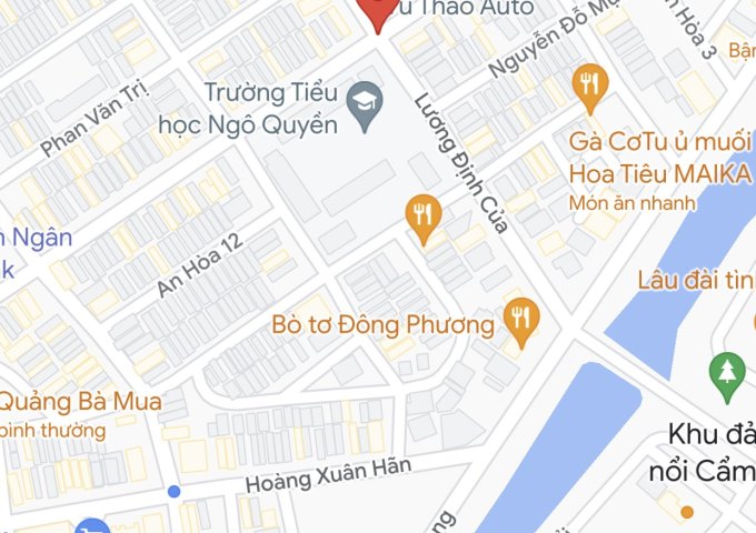Bán đất đường Phạm Tứ, Phường Khuê Trung, Quận Cẩm Lệ. DT: 100 m2. Giá: 5,45 tỷ
