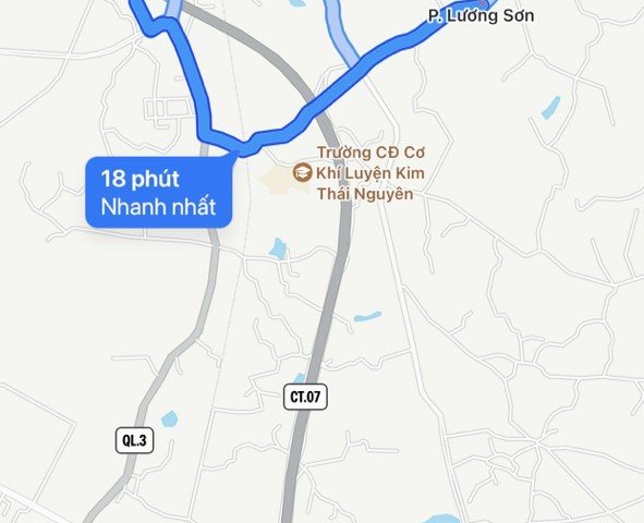 Chính chủ bán 3 lô đất liền kề Lương Sơn - Sông Công - TP Thái Nguyên