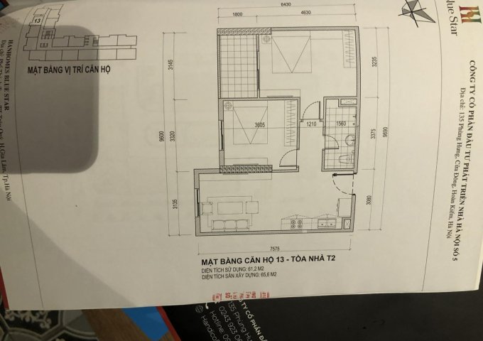 Bán gấp chung cư Blue Star Gia Lâm giá chỉ 23.5tr/m2 LH 0.3.6.7.2.9.6.9.3.2