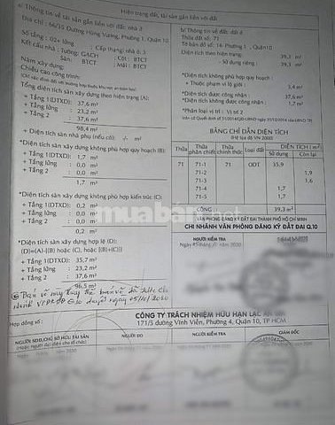 Cần bán căn nhà vị trí đẹp giá rẻ tại Quận 10 - TPHCM 