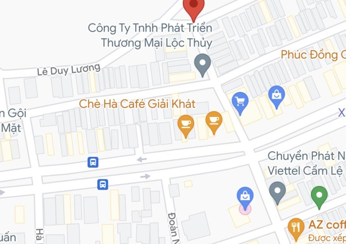 Bán đất đường Lê Duy Lương, Phường Hòa Phát, Quận Cẩm Lệ. DT: 106 m2. Giá: 3,85 tỷ