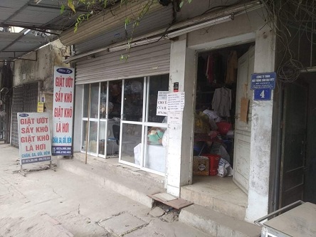 Sang nhượng của hàng giặt là tại Phùng Khoang, Nam Từ Liêm, Hà Nội