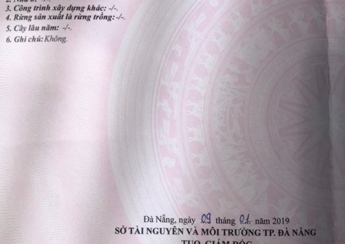 đất Biệt Thự 532. 7,5x20=150m2 Tại Q Liên Chiểu. Tp Đà Nẵng