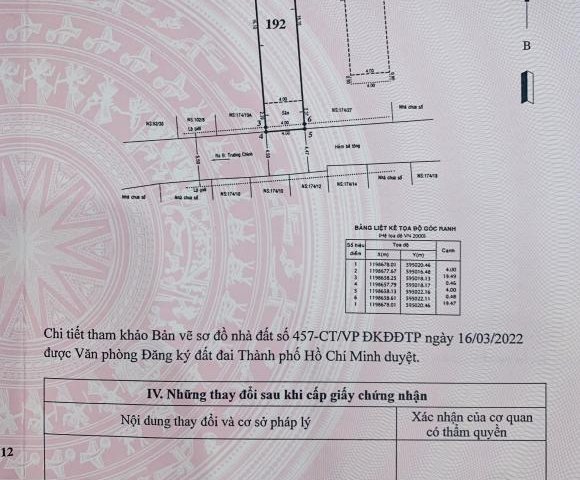 Cần bán nhà hẻm ĐHT41 phường Tân Hưng Thuận , Quận 12