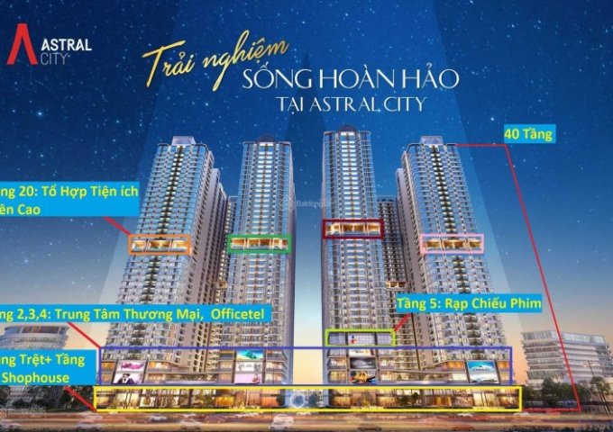 DUY NHẤT 6 SUẤT NỘI BỘ HOA HẬU VIEW ĐẸP ASTRAL CITY CHIẾT KHẤU S U NHẤT THỊ TRƯỜNG KHÔNG BÊN NÀO CÓ