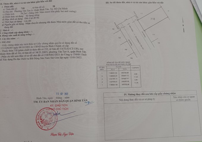 BÁN NHANH MẤY LÔ ĐẤT ĐẸP CẠNH HAPPY GOFL BÌNH TÂN, TP. HỒ CHÍ MINH