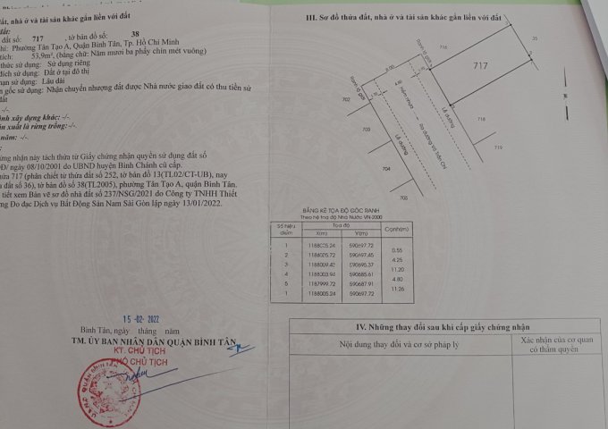 BÁN NHANH MẤY LÔ ĐẤT ĐẸP CẠNH HAPPY GOFL BÌNH TÂN, TP. HỒ CHÍ MINH