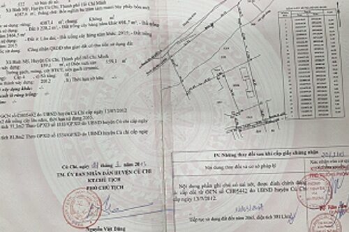 Chính chủ cần bán Gấp lô Đất Củ Chi- Thành Phố Hồ Chí Minh