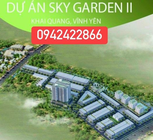 Bán đất tại Dự án Sky Garden Vĩnh Yên, Vĩnh Yên, Vĩnh Phúc diện tích 75m2 giá 21.5 Triệu/m2