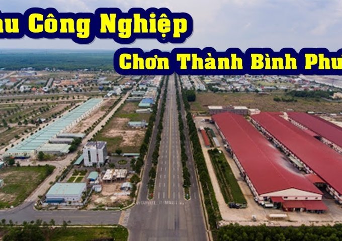 Bán đất chính chủ tại khu công nghiệp Becamex Chơn Thành Bình Phước, đất có sổ sẳn.Đầu tư siêu lợi nhuận, thử thách tầm nhìn.
