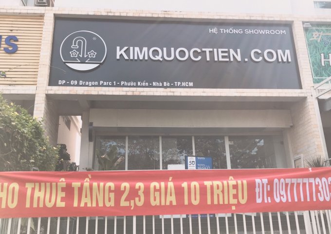 Cho thuê lầu 2,3 tại DP09 Villa Dragon Parc 1, Nguyễn Hữu Thọ, Phường Phước Kiểng, Huyện Nhà Bè