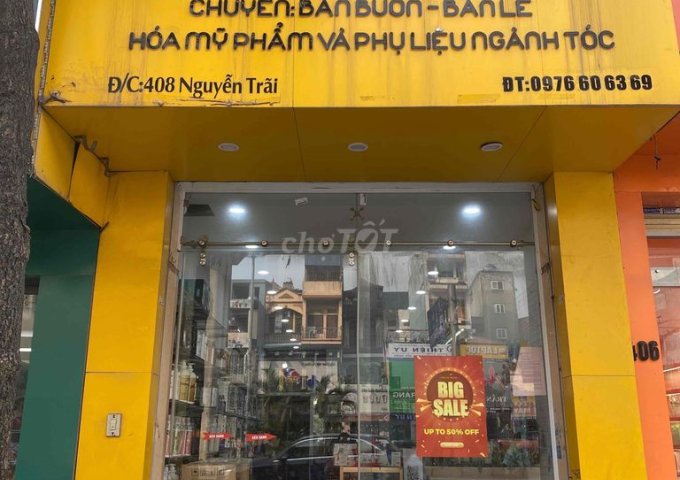 Chính chủ bán nhà mặt đường kinh doanh tại: 408 Nguyễn Trãi, Phùng Khoang, Nam Từ Liêm, Hà Nội.