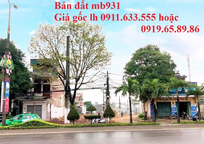 Bán đất liền kề dãy F mặt bằng 931 gần nhà máy bia giá chỉ hơn 2 tỷ lh 0919658986