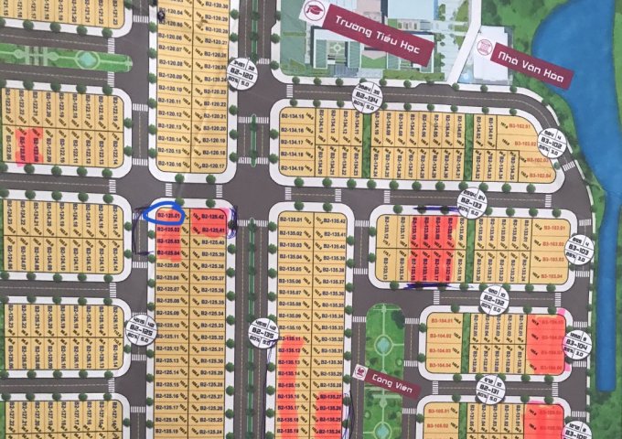 Bán lô góc 2 mặt tiền đường 7.5m, DT 127,4m2 chính chủ có sổ hồng, khu đô thị công nghệ FPT Đà Nẵng