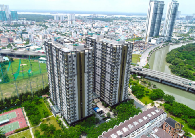 Chỉ với 16 triệu / tháng có ngay căn hộ Docklands- quận 7 ,  diện tích rộng 3 phòng ngủ có nội thất . LH : 0965.439.257 Thanh