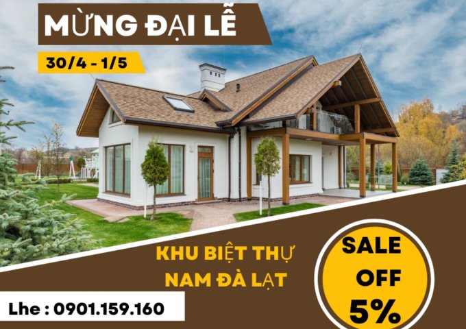 Đất nền view tuyệt đẹp Khu biệt thự Nam Đà Lạt - Phú Hội - Đức Trọng - Lâm Đồng