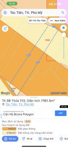 Cần Bán Lô Đất Vị Trí Đẹp Tại thị xã Phú Mỹ, tỉnh Bà Rịa – Vũng Tàu