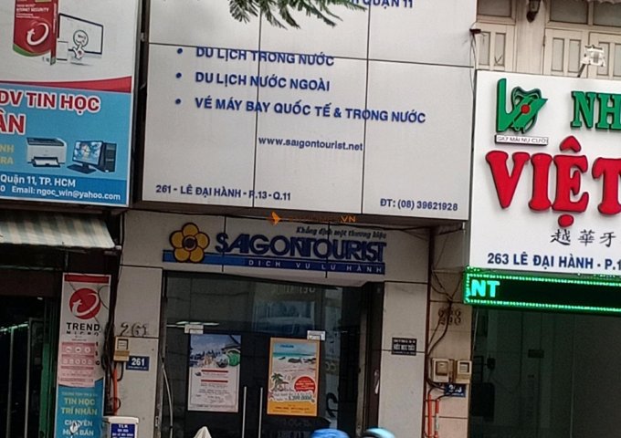 Bán nhà mặt tiền Lê Đại Hành, đối diện Parkson cũ, lề 4m, 5 lầu, chỉ 24 tỷ TL, Q.11