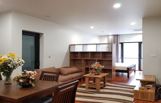 Cho thuê căn hộ dịch vụ tại Xuân Diệu, Tây Hồ, 60m2, 1PN, đầy đủ nội thất hiện đại