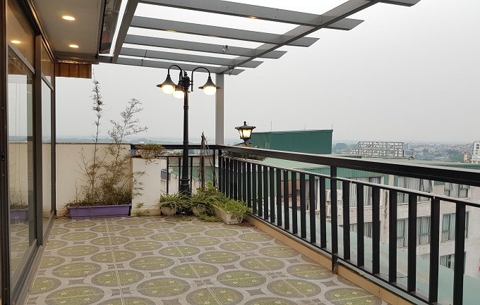 Cho thuê căn hộ dịch vụ tại Tô Ngọc Vân, Tây Hồ, 120m2, 2PN, đầy đủ nội thất mới hiện đại, sáng thoáng, ban công rộng