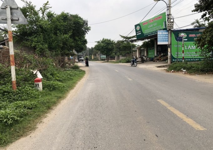 Bán đất Kim Sơn , Sơn Tây diên tích hơn 300m bám mặt đường 416 đất đẹp vuông vắn