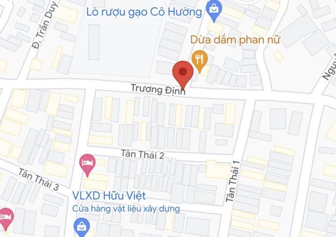 Bán đất đường Trương Định, Phường Mân Thái, Sơn Trà. DT: 78 m2. Giá: 5,8 tỷ