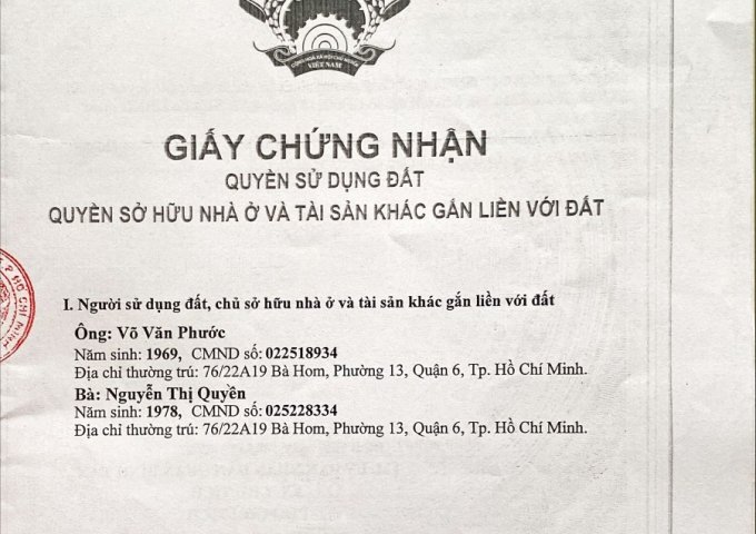 Bán Gấp Kho 4x21m 36 Nguyễn Triệu Luật ,Q.Bình Tân Giá : 3.85 Tỷ 