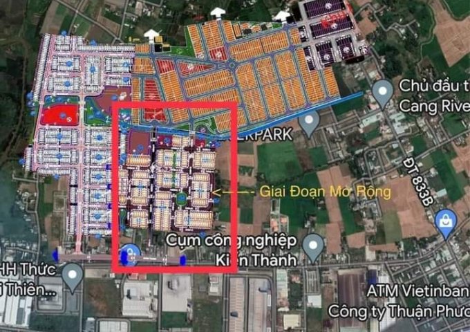 Bán đất nền dự án tại Dự án Long Cang Residence, Cần Đước,  Long An diện tích 100m2  giá 550 Triệu