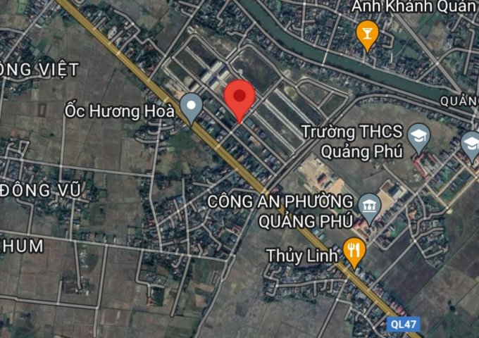 Cần bán lô đất MB 83 Phường Quảng Phú, Thành phố Thanh Hóa gần đường đi biển Sầm Sơn 90m2