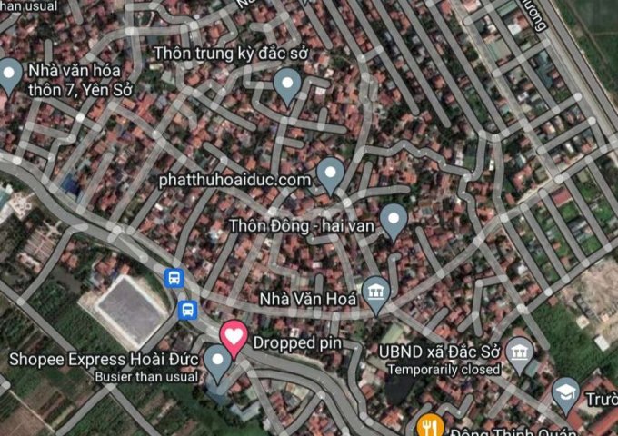 Chính chủ bán 369m2 100% đất thổ cư tại xã Đắc Sở, bìa đỏ Hà Nội