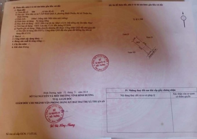 CẦN BÁN NHÀ VỊ TRÍ ĐẸP TẠI ĐƯỜNG BÌNH CHUẨN 11- KHU PHỐ BÌNH QUỚI A , PHƯỜNG BÌNH CHUẨN- TP. THUẬN AN - BÌNH DƯƠNG