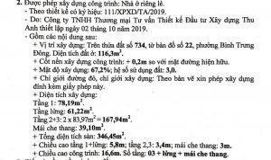 ĐẤT Ở 117m2 hướng Bắc đường Oto 5m TP THỦ ĐỨC