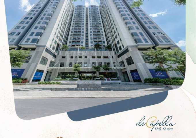 Cần bán GẤP 80m2/2PN tại De Capella Thủ Thiêm cách Trung tâm Q1 chỉ 10phút giá 4.2 tỷ (100%)
