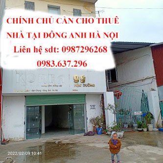 CHÍNH CHỦ CẦN CHO THUÊ NHÀ TẠI ĐÔNG ANH HÀ NỘI.