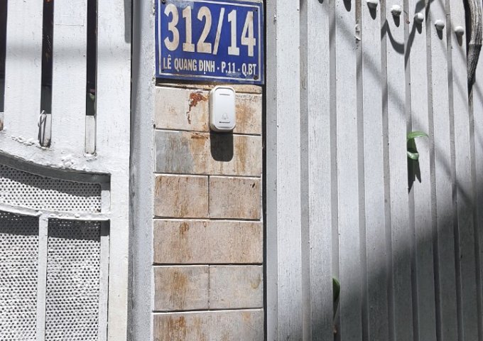 CẦN BÁN NHÀ 312/14 ĐƯỜNG LÊ QUANG ĐỊNH, PHƯỜNG 11, QUẬN BÌNH THẠNH, TP HỒ CHÍ MINH.