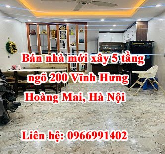 Bán nhà mới ngõ 200 Vĩnh Hưng,Hoàng Mai,Hà Nội