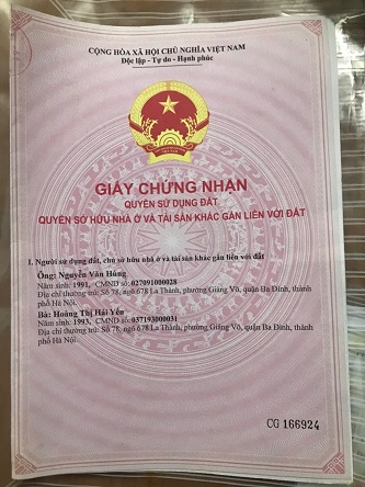 Chính chủ bán nhà Đê La Thành Giảng Võ Ba Đình Hà Nội 0966694139