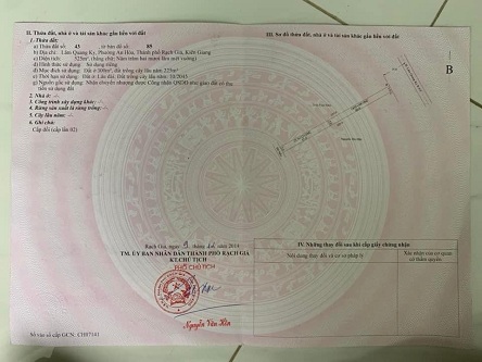 Chính chủ cần bán hoặc cho thuê đất tại đường lâm quang ky phường an hòa rạch giá tỉnh kiên giang.