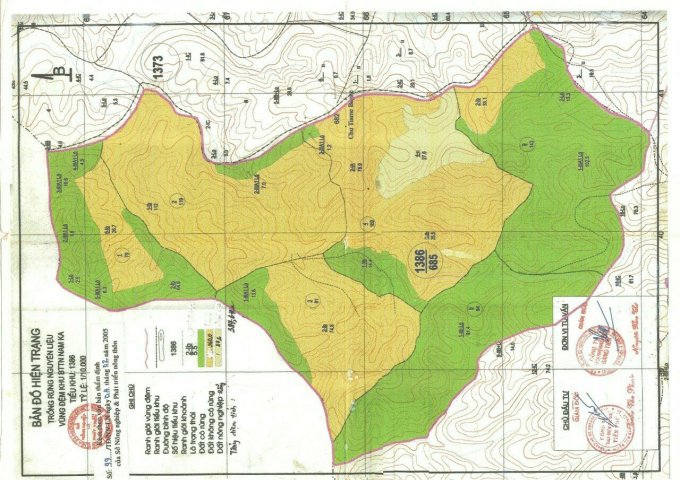 Bán đất rừng sx Huyện lắk, xã đắk nuê, đaklak