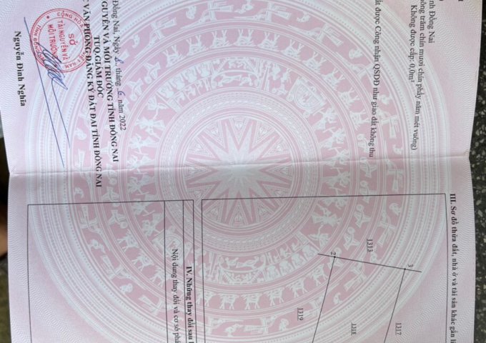 CẦN BÁN 2 SÀO ĐẤT XÃ GIANG ĐIỀN, HUYỆN TRẢNG BOM, ĐỒNG NAI.