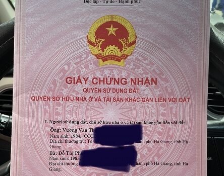 Chính chủ cần bán lô đất tại Tân Thành, huyện Bắc Quang, tỉnh Hà Giang