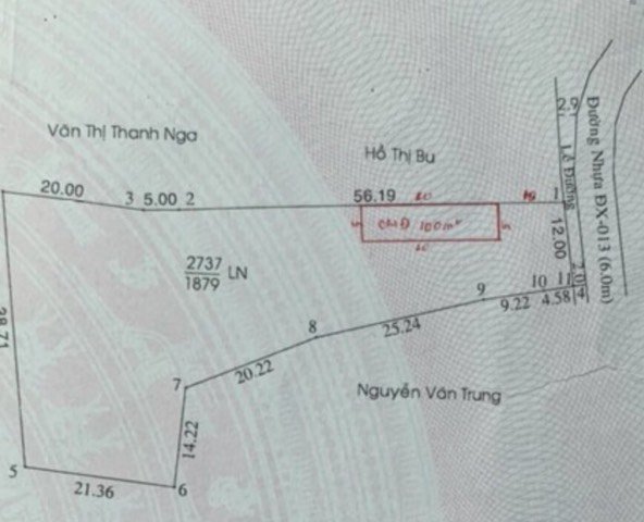 GẤP! CẦN BÁN 2000M2, NGANG 12M PHÚ MỸ, THỦ DẦU MỘT, BÌNH DƯƠNG. GIÁ 22 TỶ. LH: 0909083082